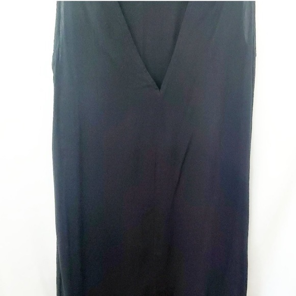 Jesse Kamm Open V-Back Mock Neck Black Dress XS | Collector’s Piece - Picture 7 of 10